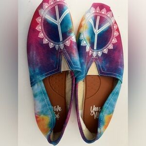 Yes We Vibe Tye Dye Shoes